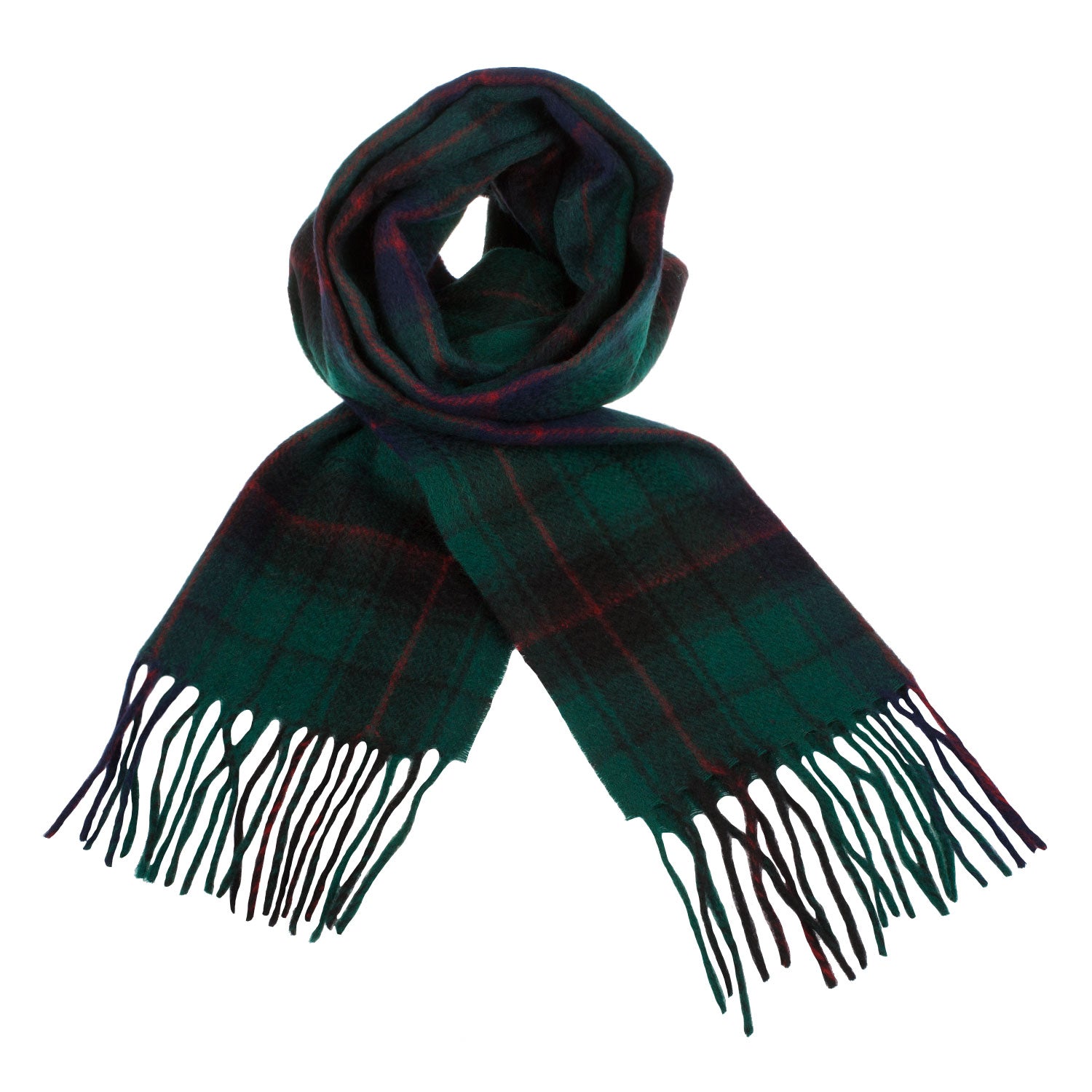 Cashmere Scottish Tartan Clan Scarf Davidson
