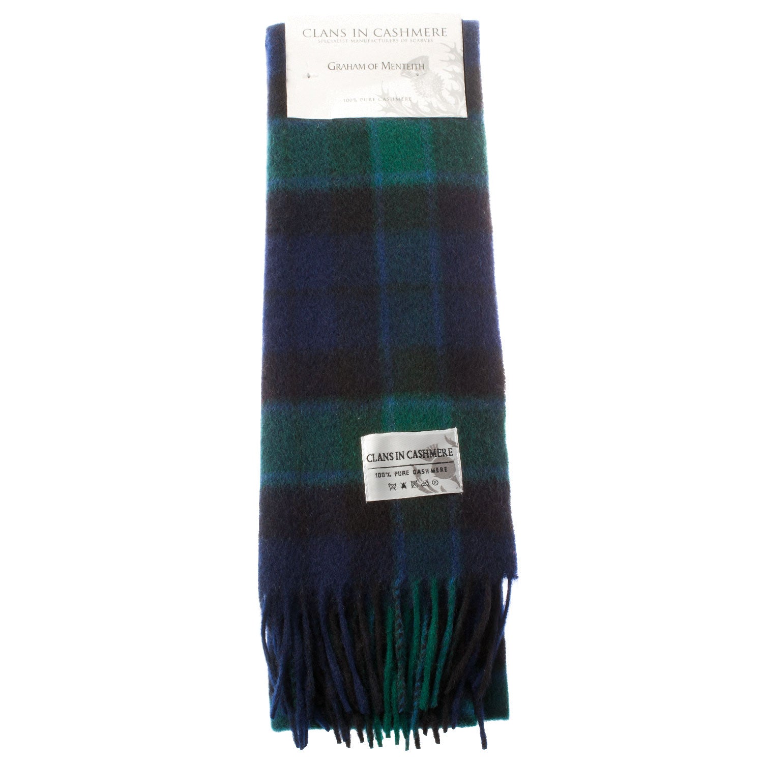Cashmere Scottish Tartan Clan Scarf Graham Of Menteith
