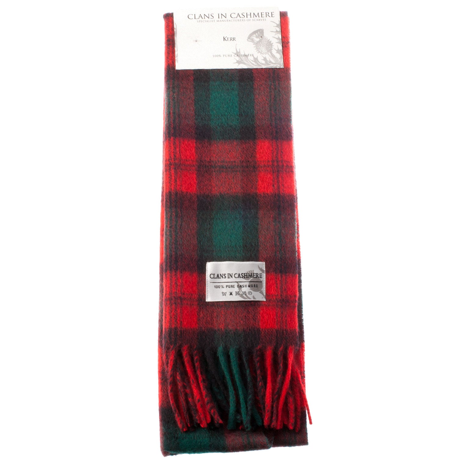 Cashmere Scottish Tartan Clan Scarf Kerr