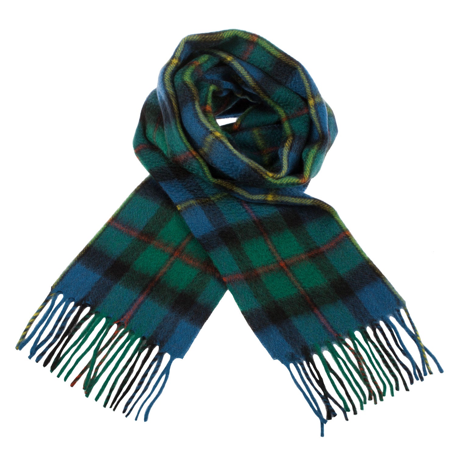 Cashmere Scottish Tartan Clan Scarf Macleod Of Harris Ancient