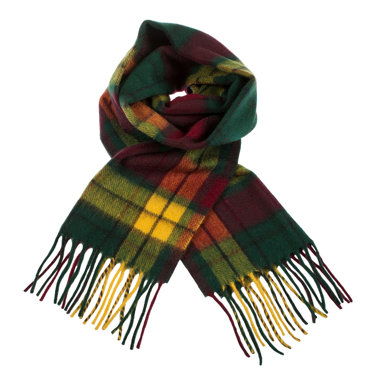 Cashmere Scottish Tartan Clan Scarf Macmillan Old