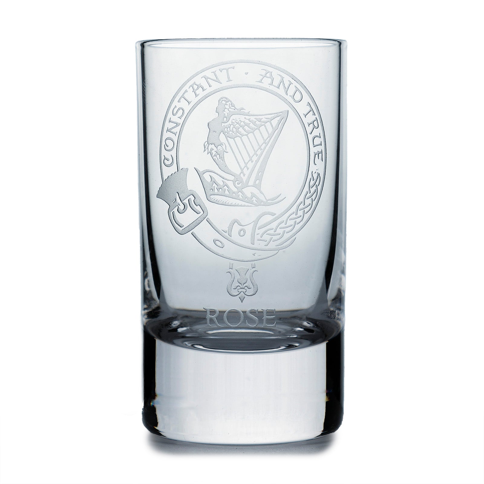 Collins Crystal Clan Shot Glass Rose