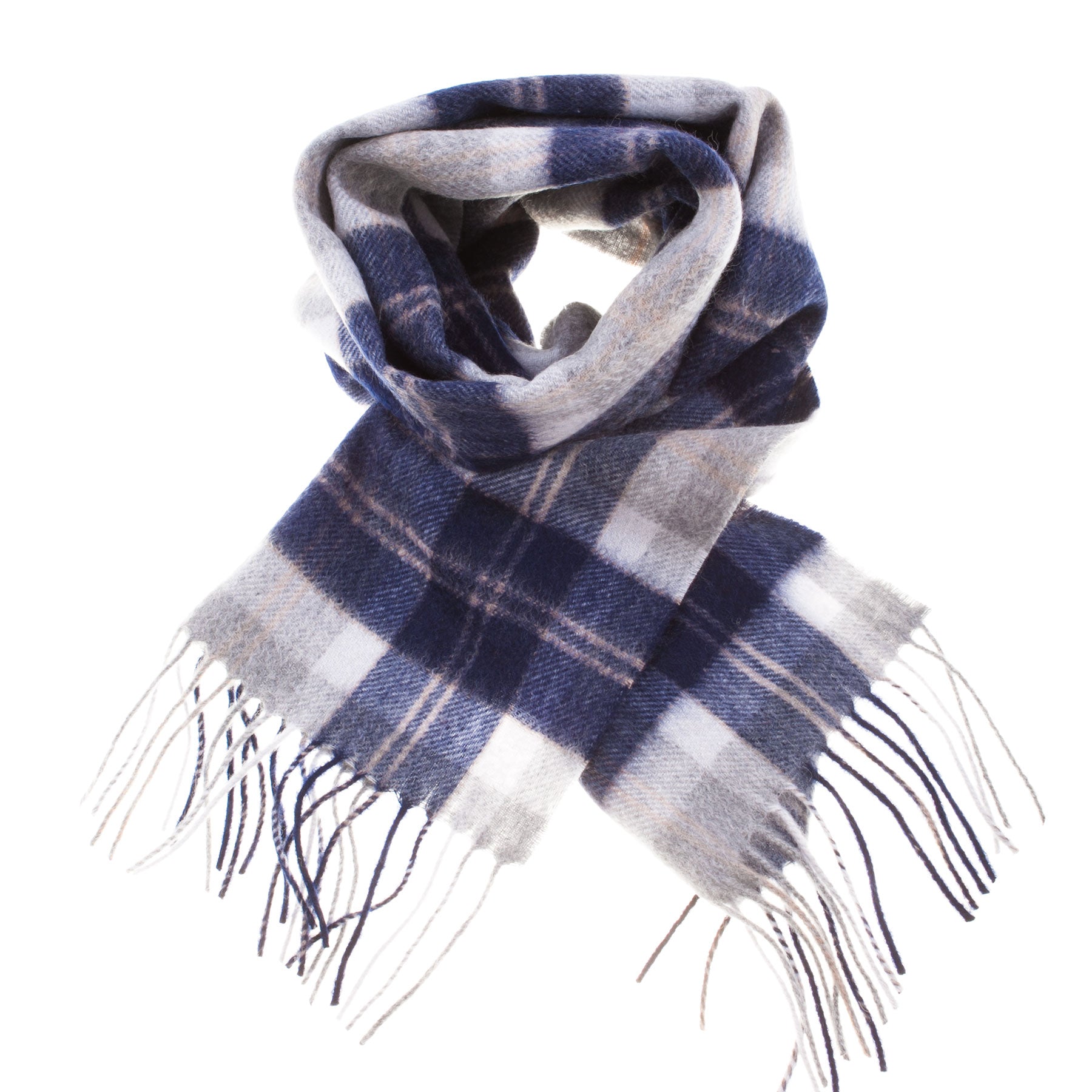 Edinburgh Cashmere Scarf Bannockbane Silver