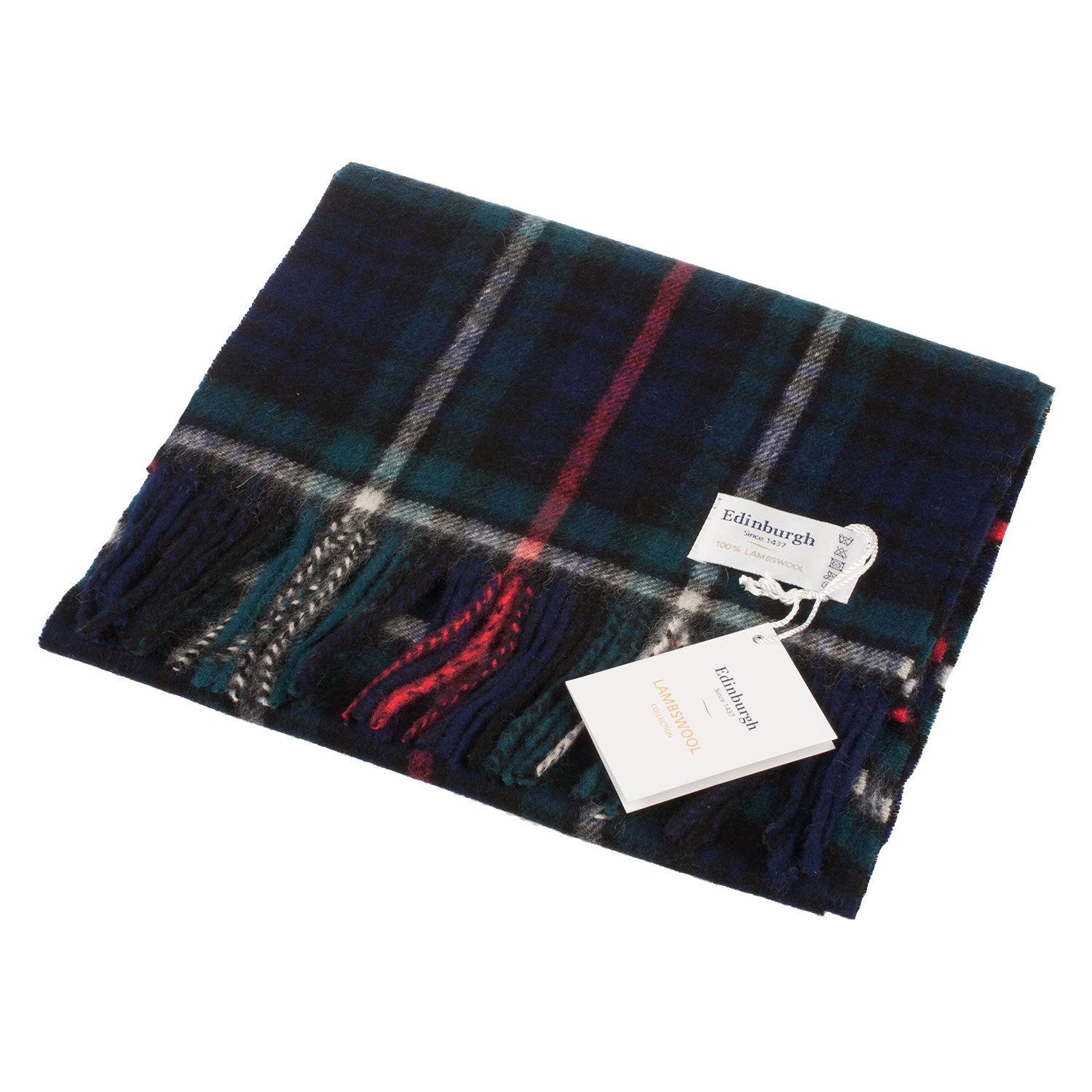 Edinburgh 100% Lambswool Tartan Scarf Mackenzie