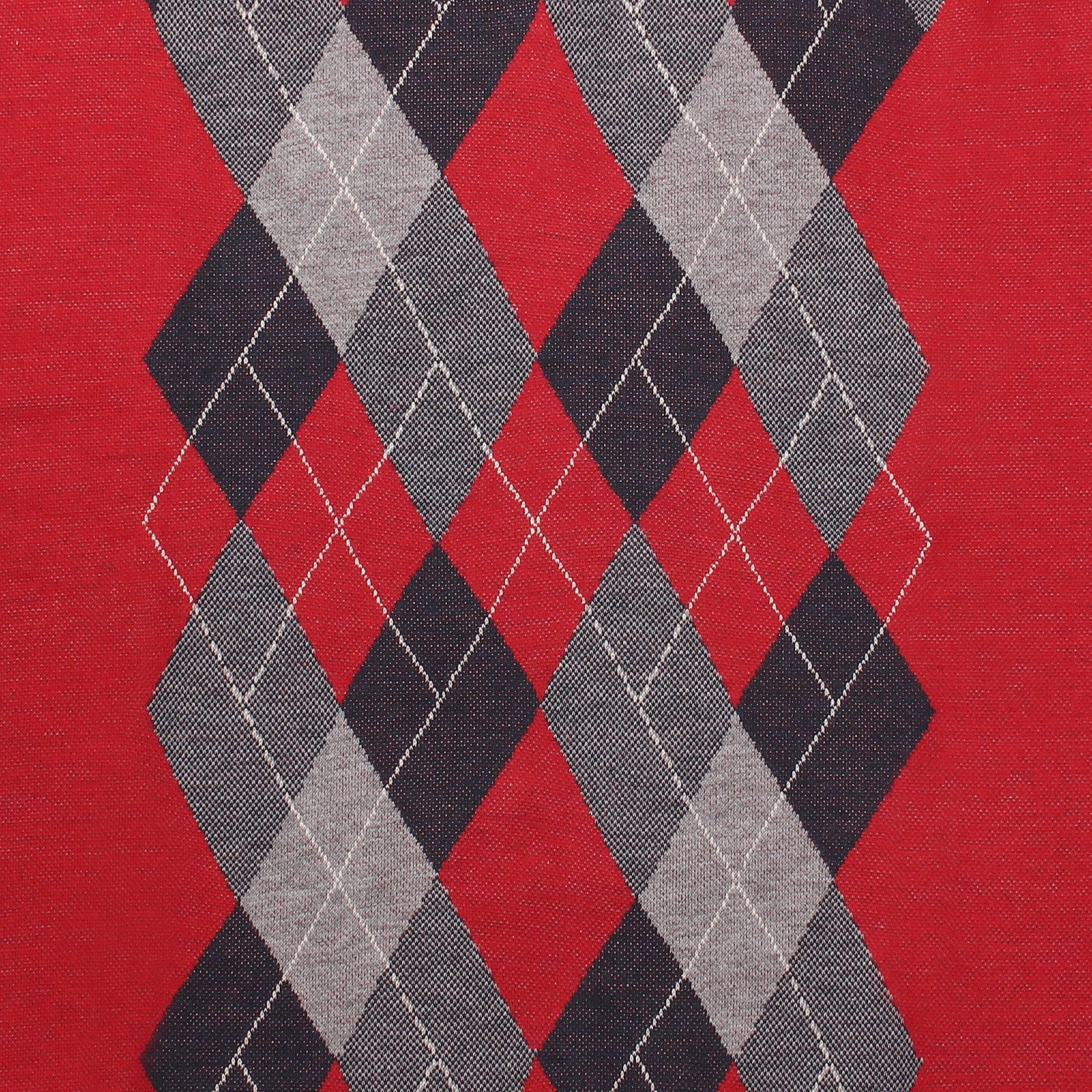 Argyle Ballantrae Jumper Half Zip Red