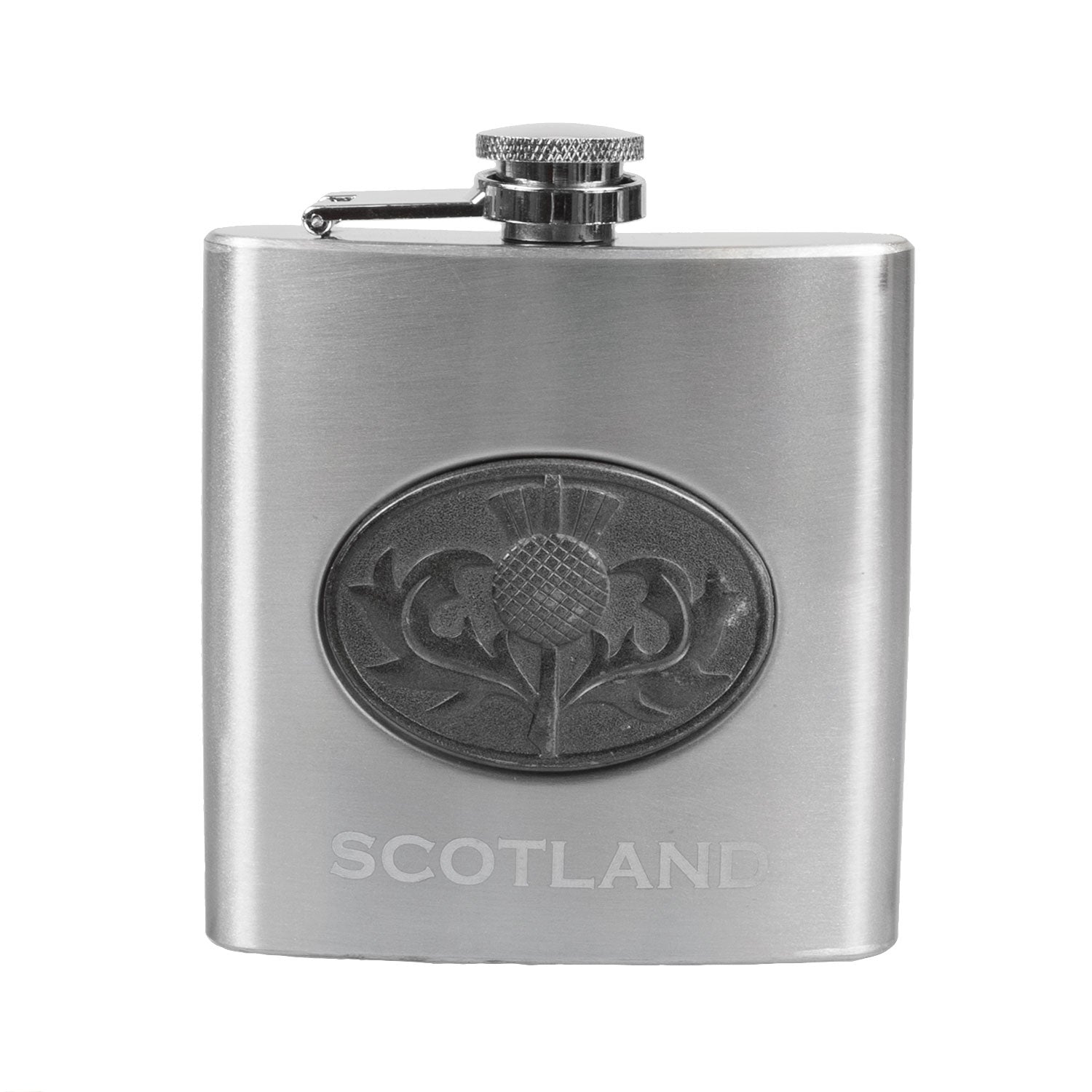 Thistle Emblem 6Oz Flask/1Oz Shot Glass