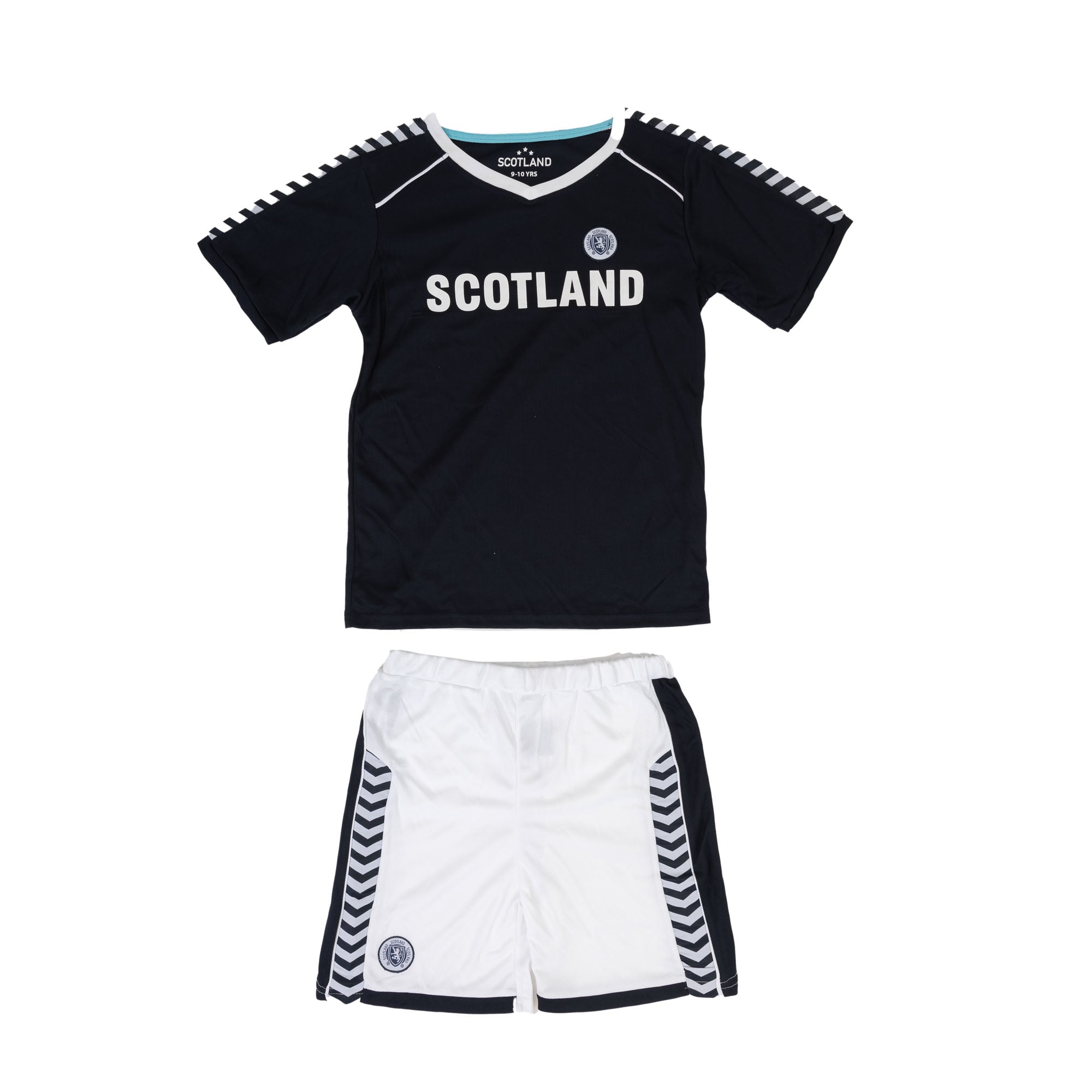 Kids Plain Scotland Football Top Navy