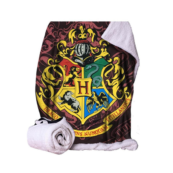 Hp Hogwarts Crest Throw 100*150Cm