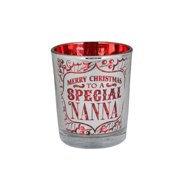 Xmas Metallics Candle Holder Special Nanna