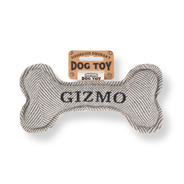 Squeaky Bone Dog Toy Gizmo