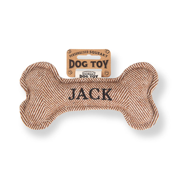 Squeaky Bone Dog Toy Jack