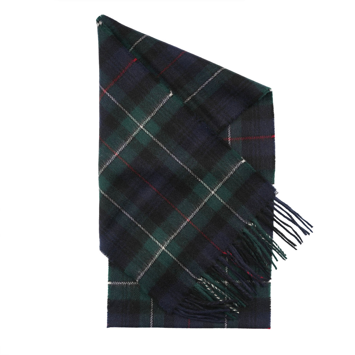 Tartan Weaving Mill 100% Pure Cashmere Scarf – Made in Scotland - MacKenzie