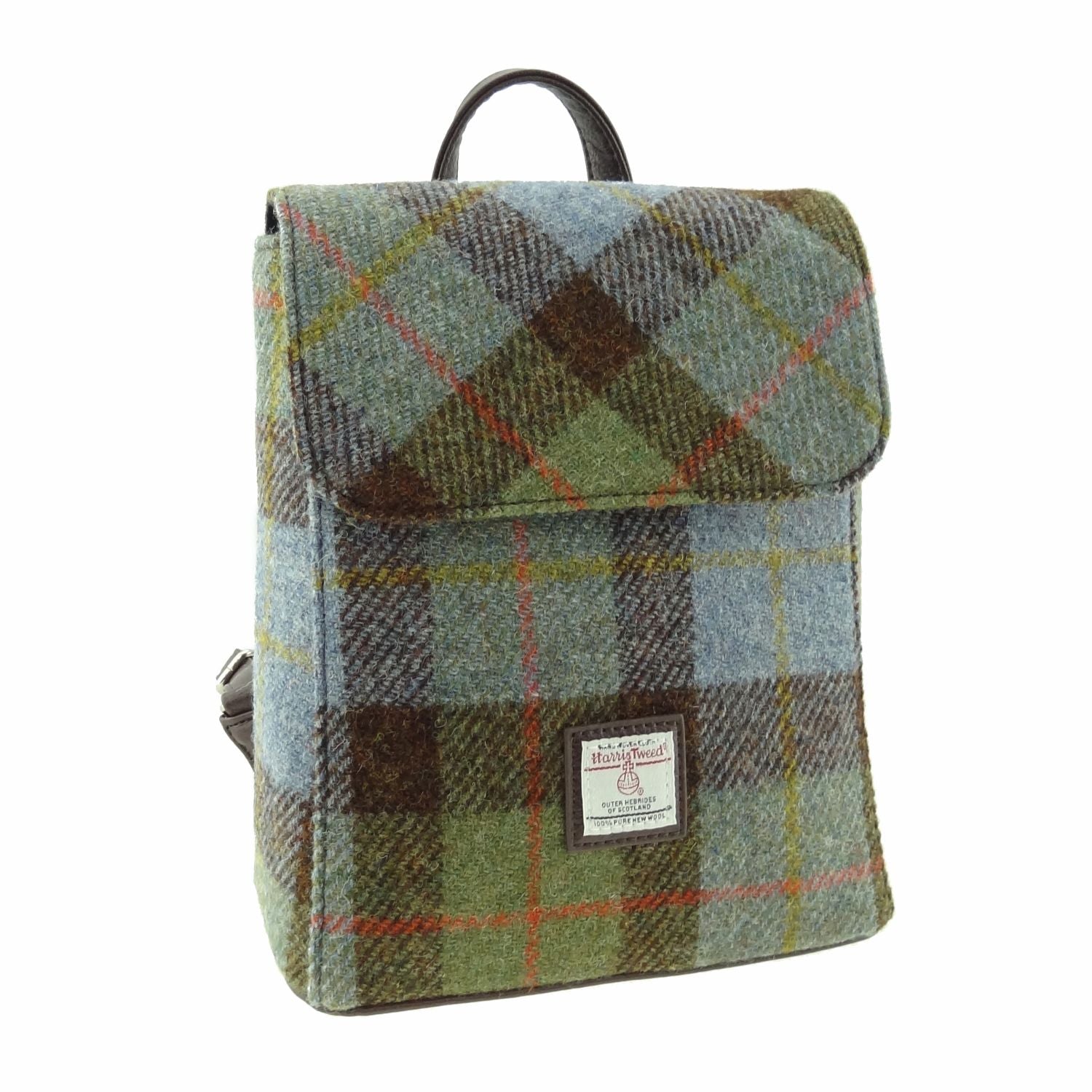 Harris Tweed Tummel Mini Backpack - Small Backpack with Phone Pocket