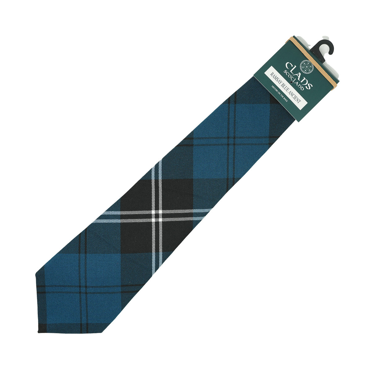 Traditional Scottish Clan Tartan Tie – Traditional Plaid Necktie - RAMSAY BLUE ANCIENT