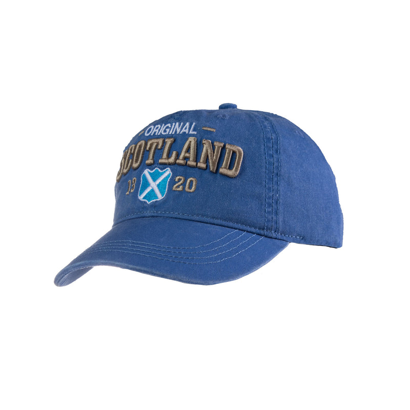 Scotland Vintage Shield Cap Blue