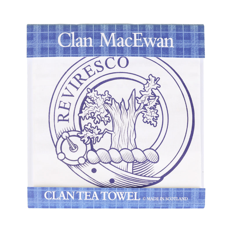 Clan Tea Towel Macewan