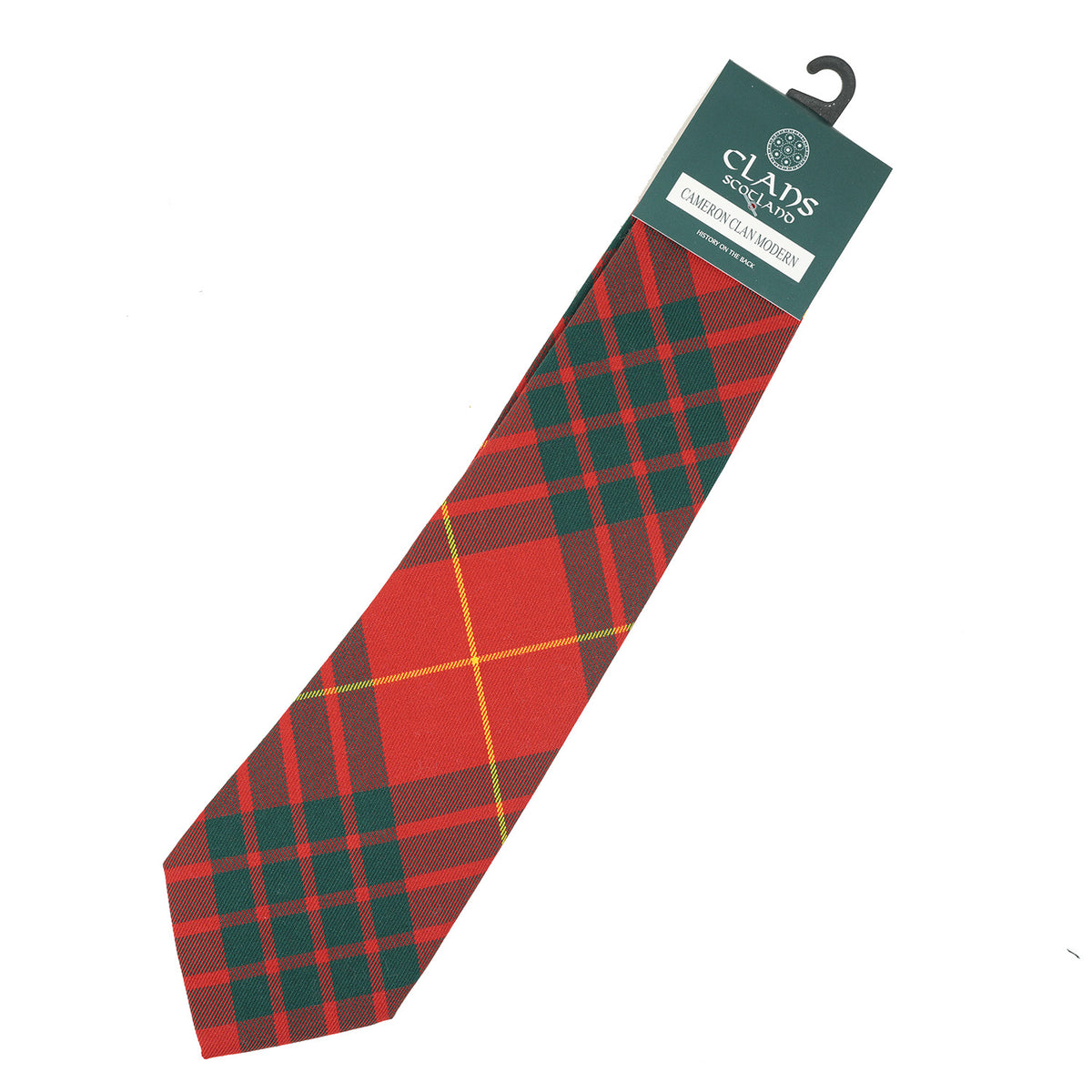 Traditional Scottish Clan Tartan Tie – Traditional Plaid Necktie - CAMERON CLAN