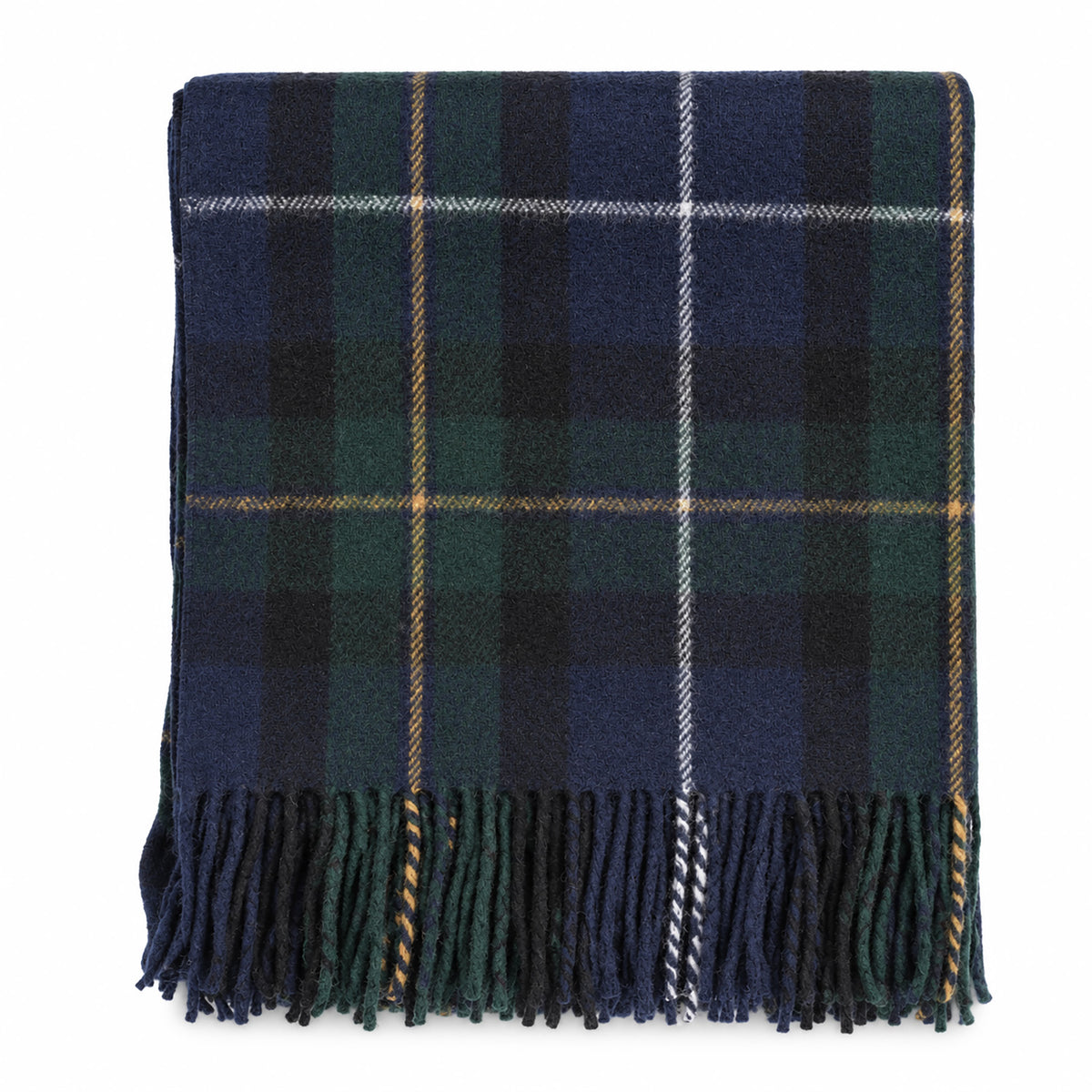 Scottish Tartan Wool-Blend Blanket Throw – Highland Comfort - MACNEIL OF BARRA
