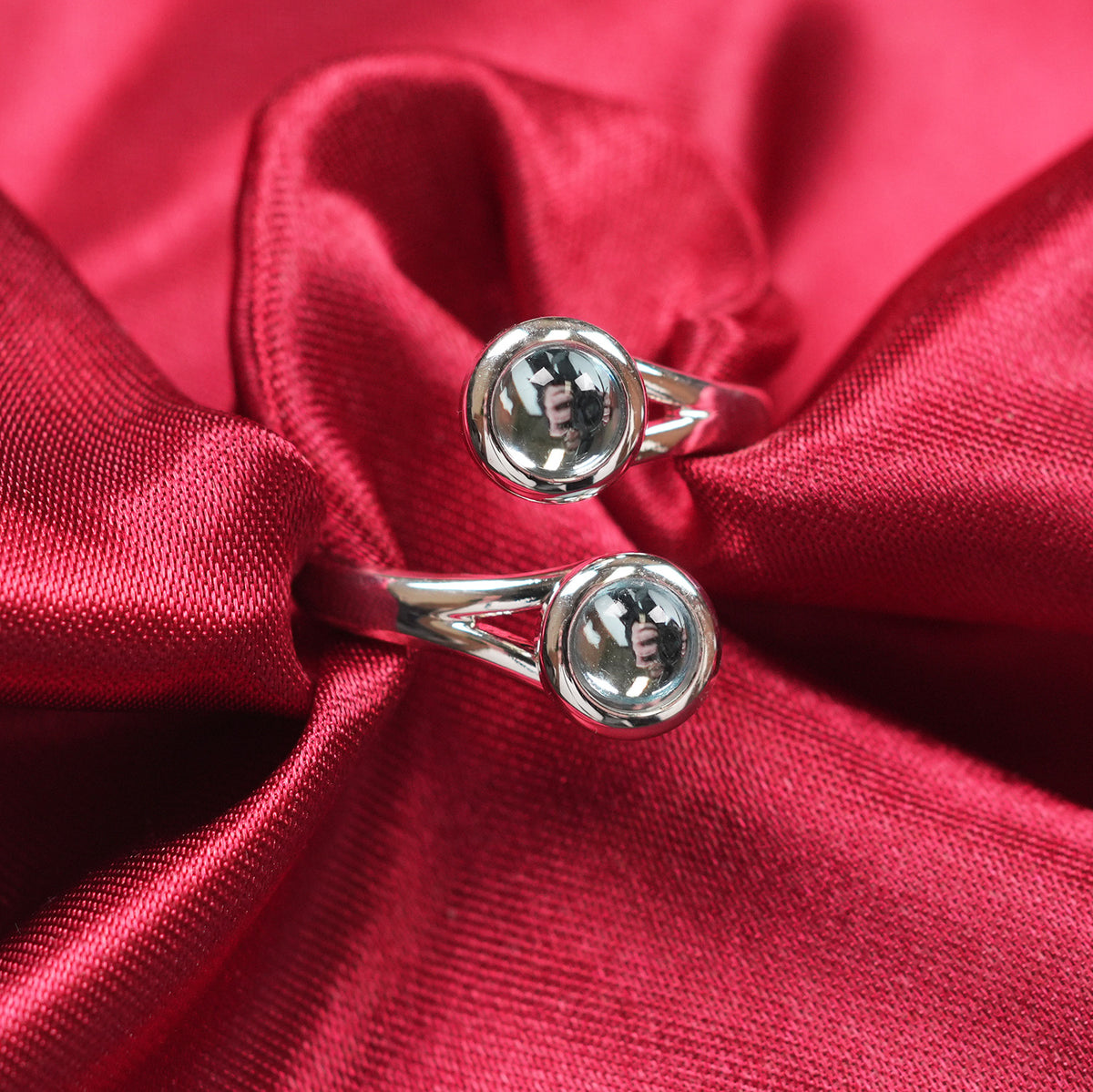 Art Pewter Celtic Birthstone Ring - Silver Plated Pewter - Made in Scotland - March (Aquamarine)