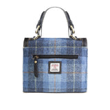 Ht Ladies Handbag Blue Check / Black