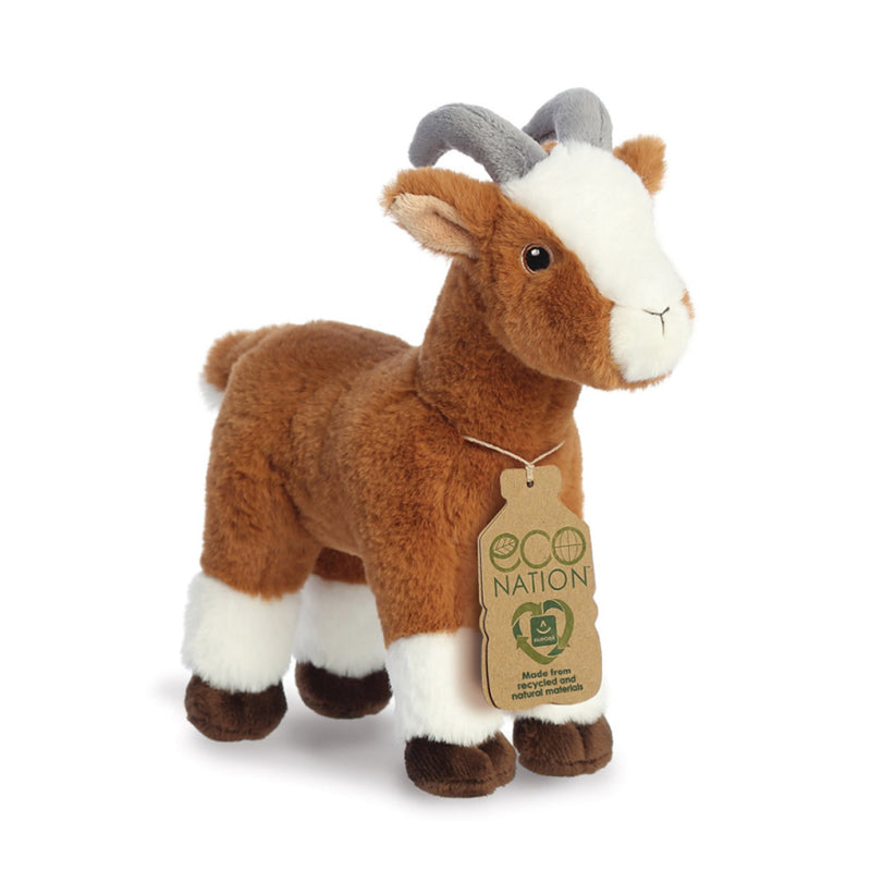 Eco Nation Goat Soft Toy 10.5In
