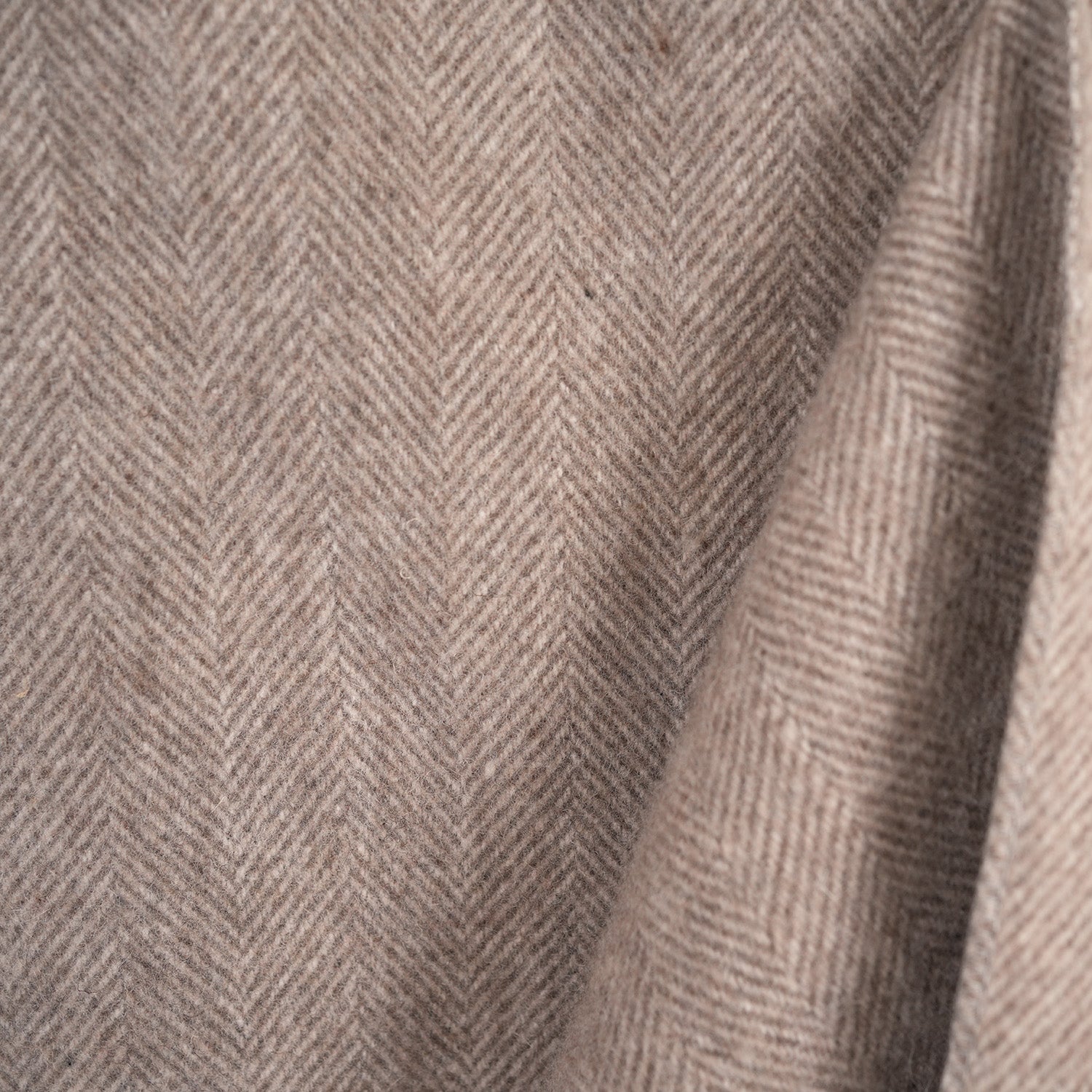 Herringbone Blanket Taupe