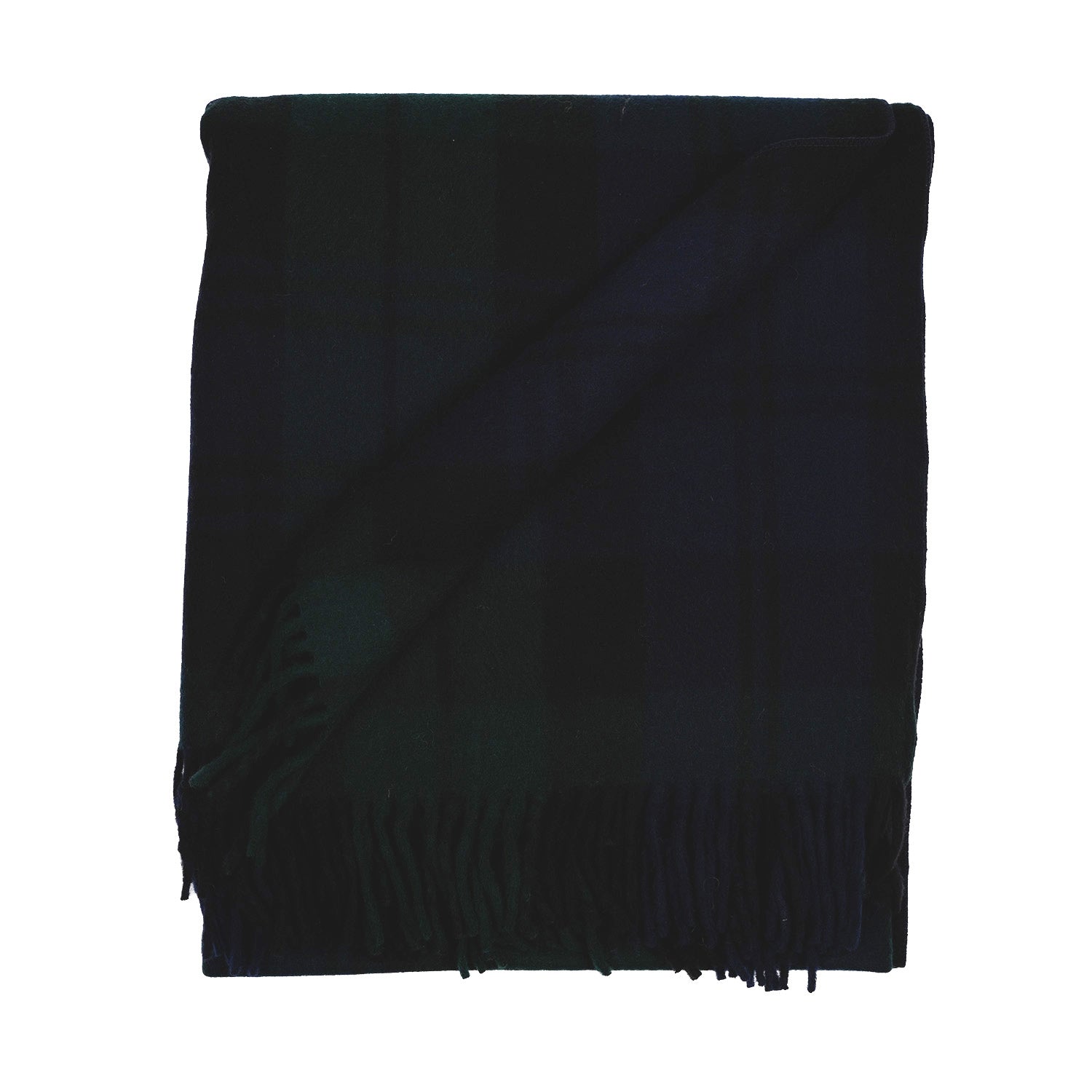 Highland Wool Blend Tartan Blanket Throw