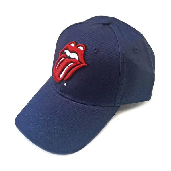 Rolling Stones Tongue Baseball Cap Navy