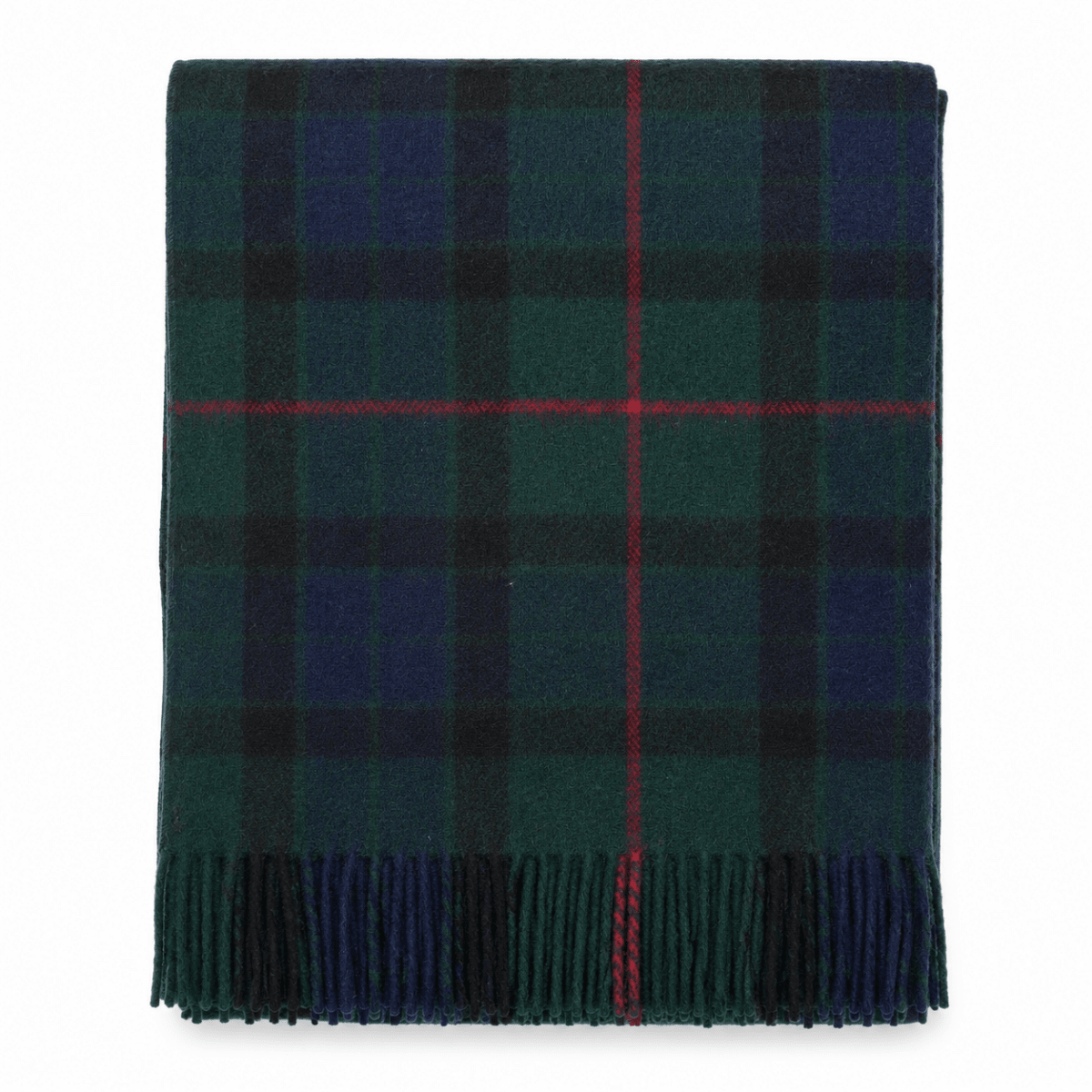 Scottish Tartan Wool-Blend Blanket Throw – Highland Comfort - GUNN