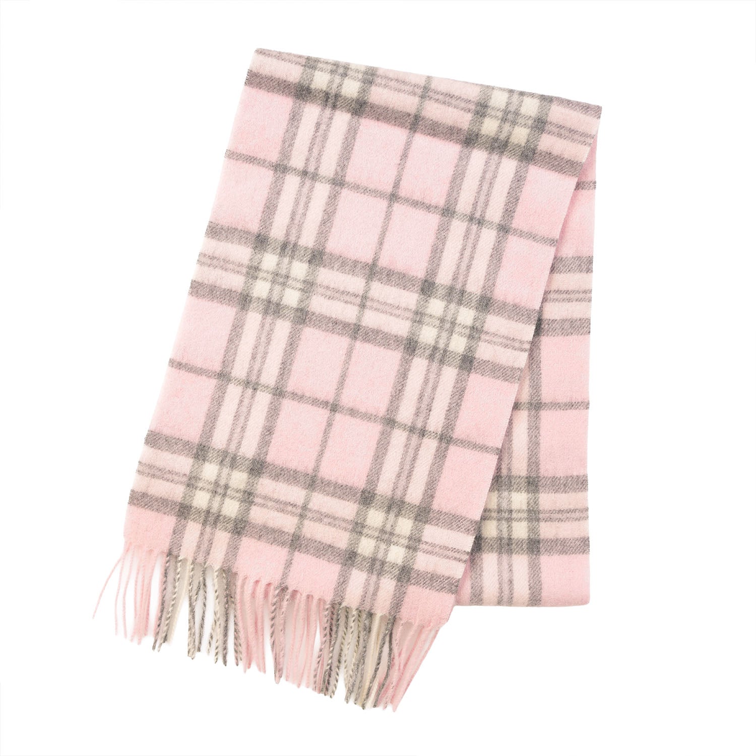 Edinburgh 100% Lambswool Scarf – Premium Soft Wool Wrap - THOMSON PALE PINK
