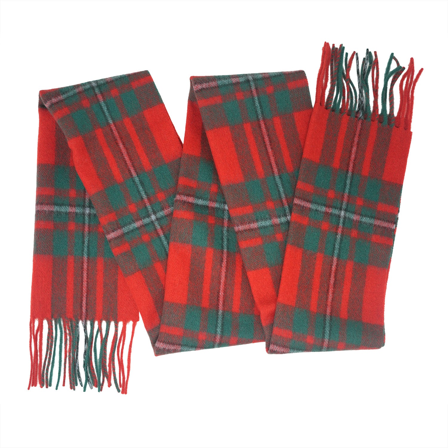 Tartan of Scotland 100% Pure New Wool Clan Scarf - MacGregor