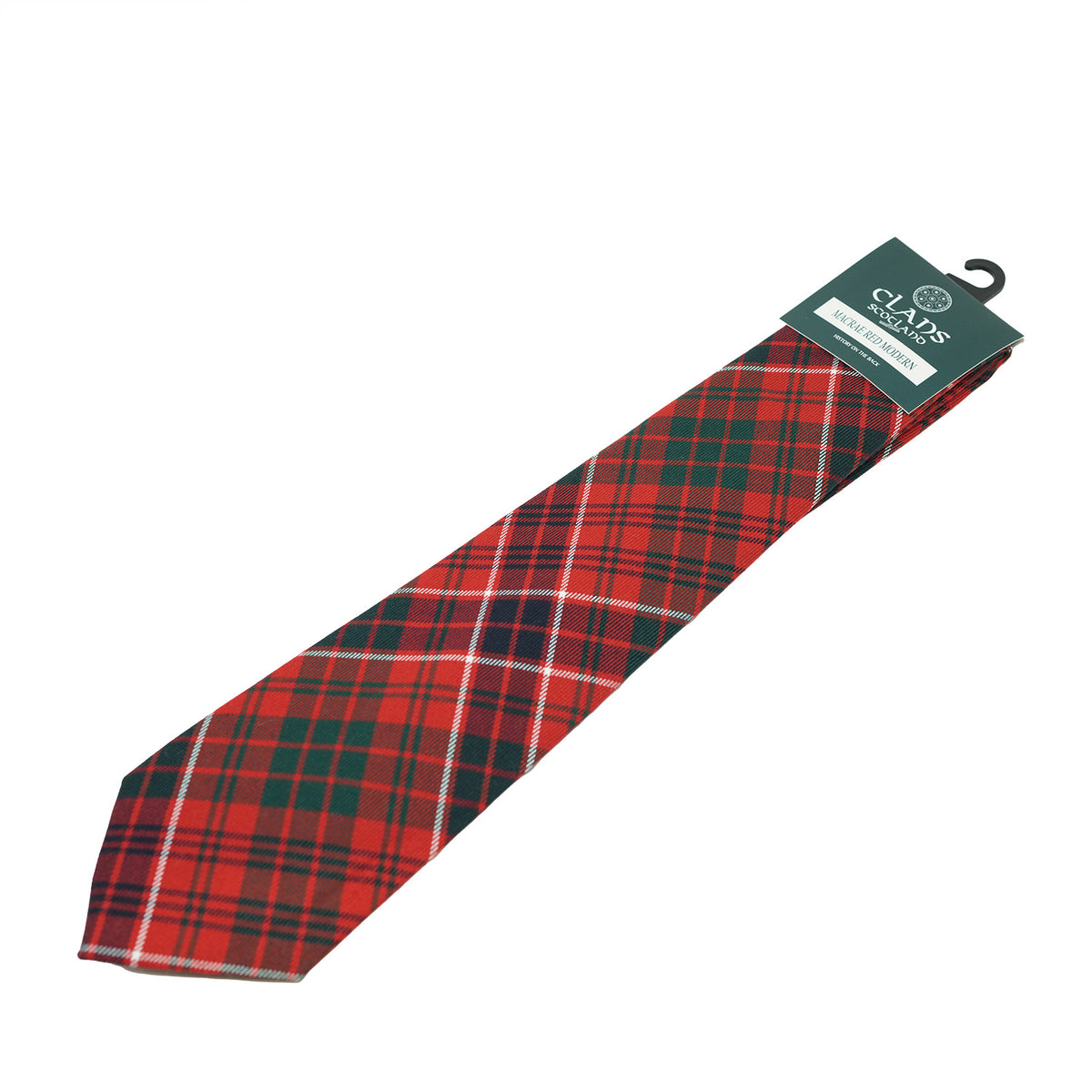 Traditional Scottish Clan Tartan Tie – Traditional Plaid Necktie - MACRAE RED