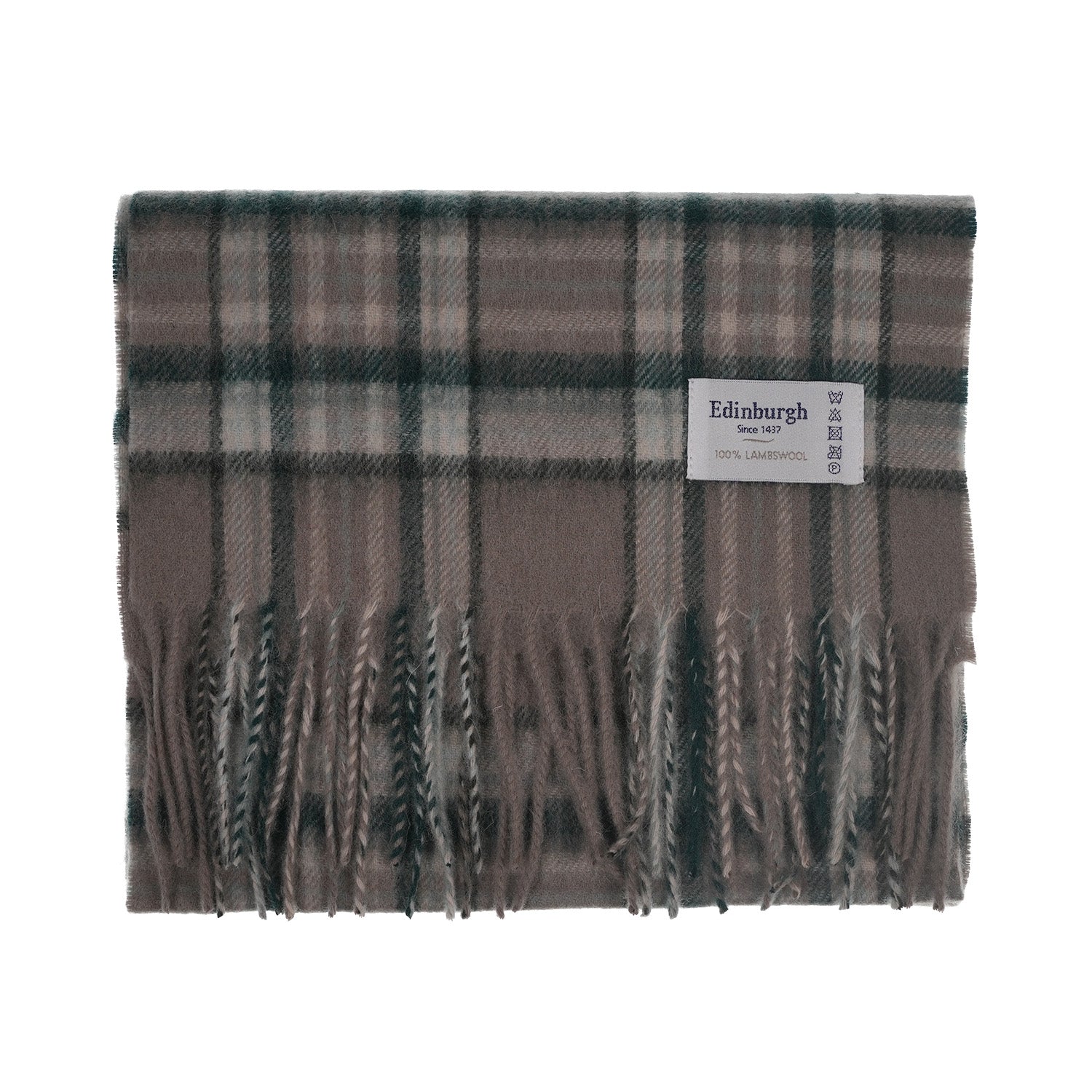 Edinburgh 100% Lambswool Scarf – Premium Soft Wool Wrap - ROYAL STEWART VINTAGE PINK