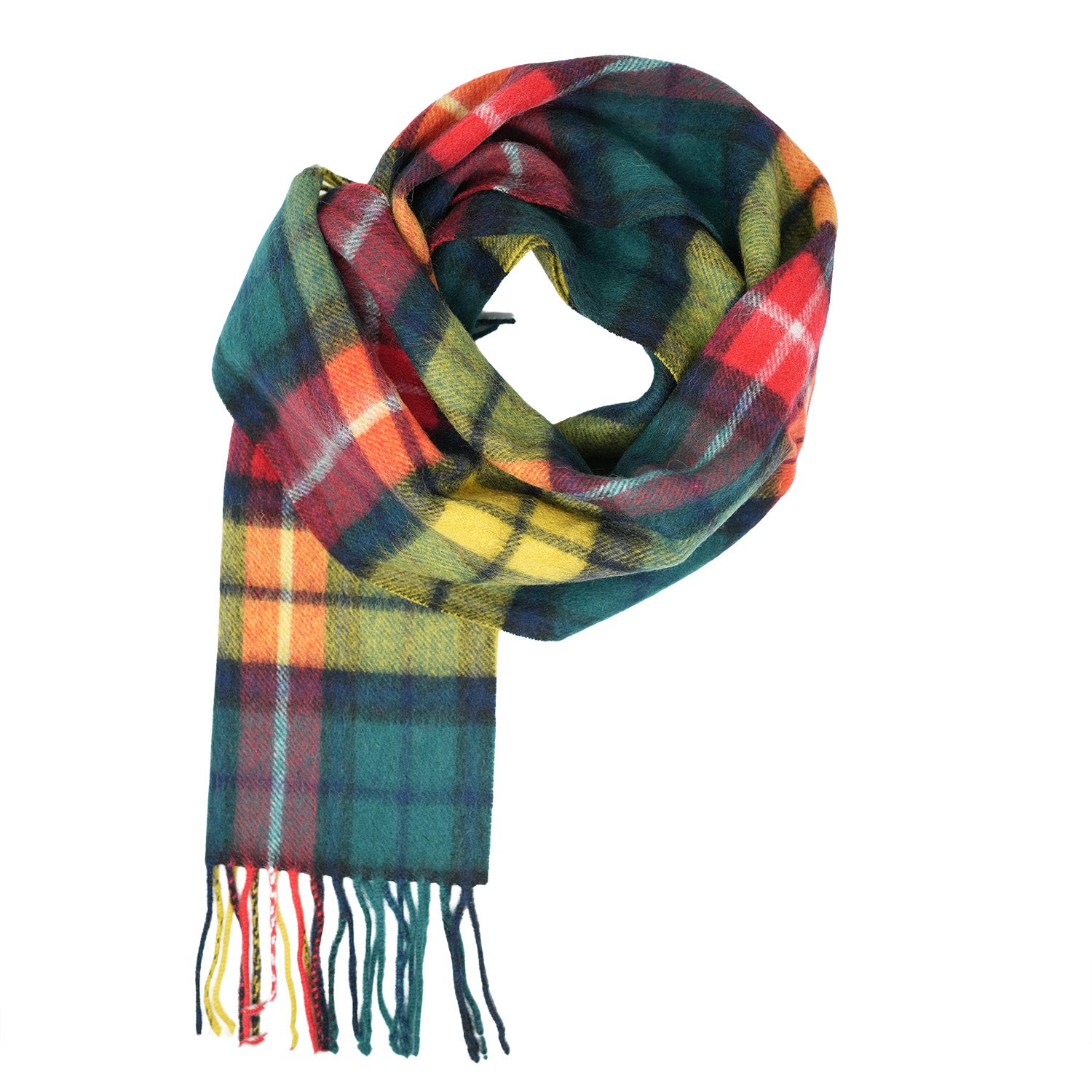 Tartan of Scotland 100% Pure New Wool Clan Scarf - Buchanan
