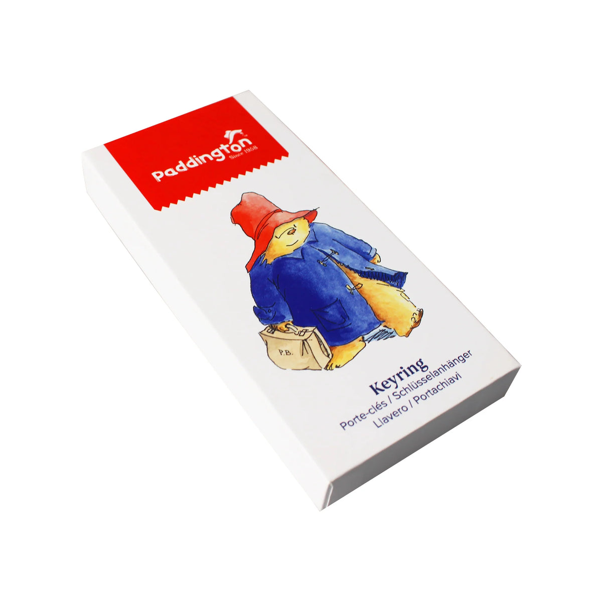 Paddington Bear Gold Luggage Tag Keyring – Boxed