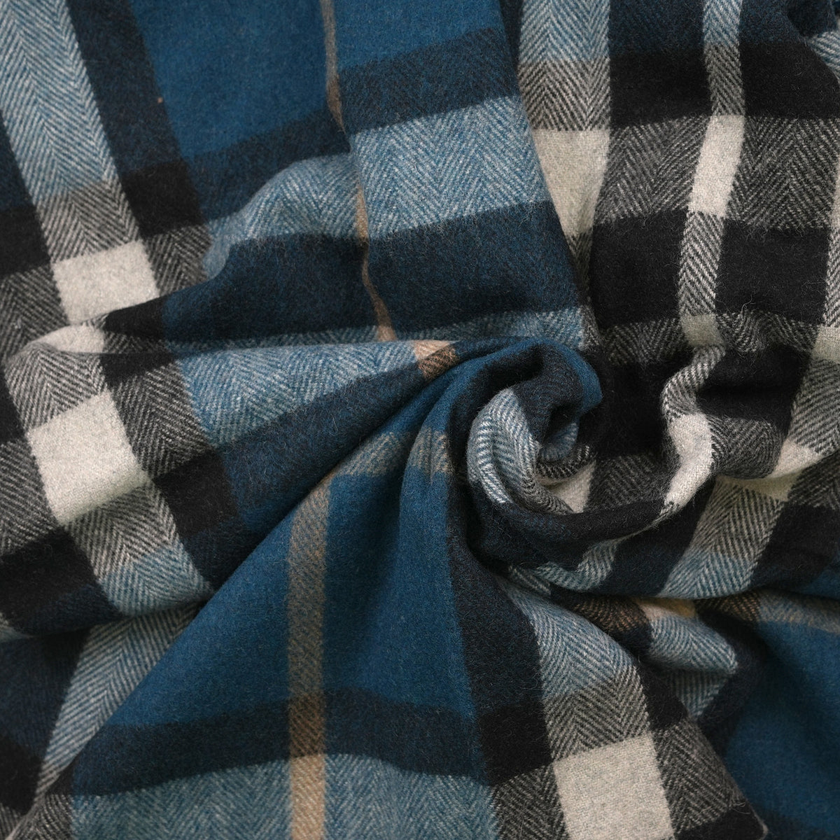 Scottish Tartan Wool-Blend Blanket Throw – Highland Comfort - Highland Wool Blend Tartan Blanket Throw - EXPLODED SCOTTY THOMSON PACIFIC