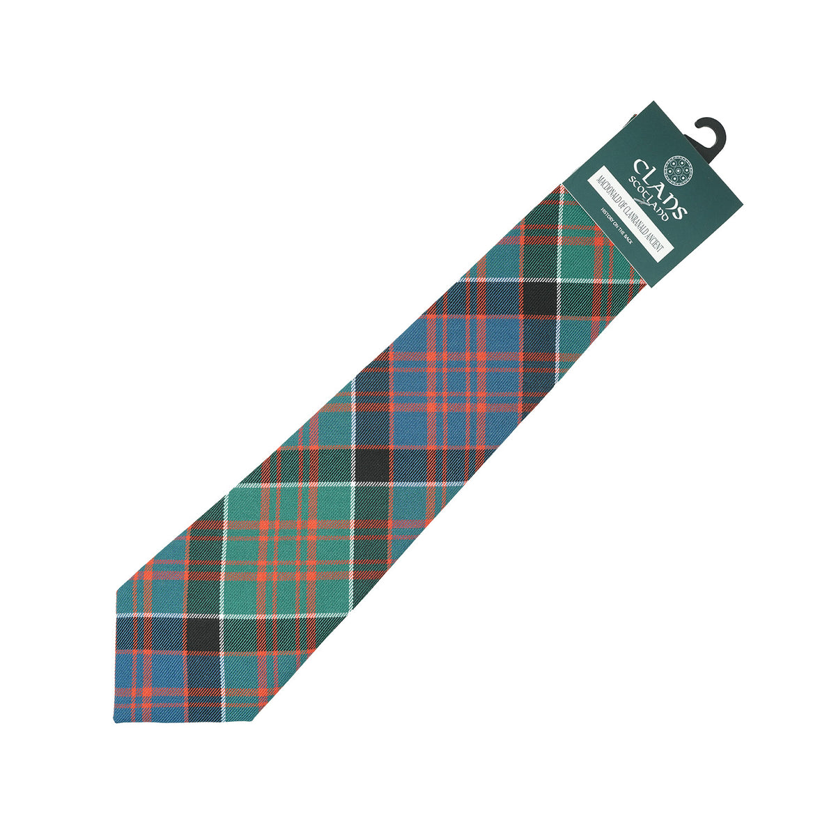 Traditional Scottish Clan Tartan Tie – Traditional Plaid Necktie - MACDONALD OF CLANRANALD ANCIENT