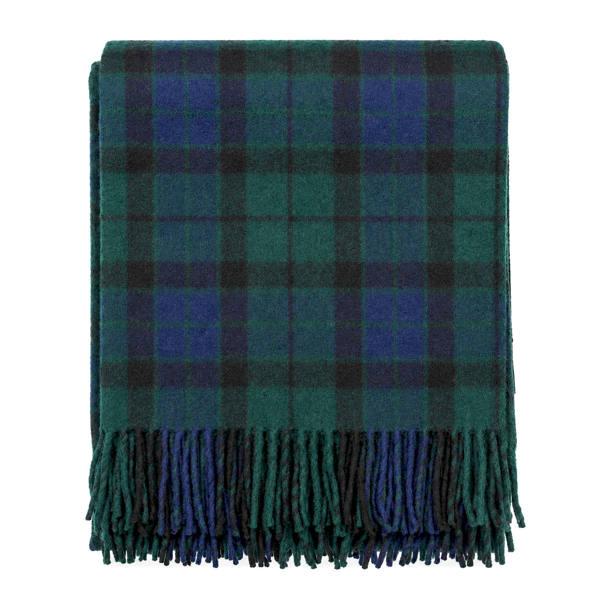 Scottish Tartan Wool-Blend Blanket Throw – Highland Comfort - MACKAY