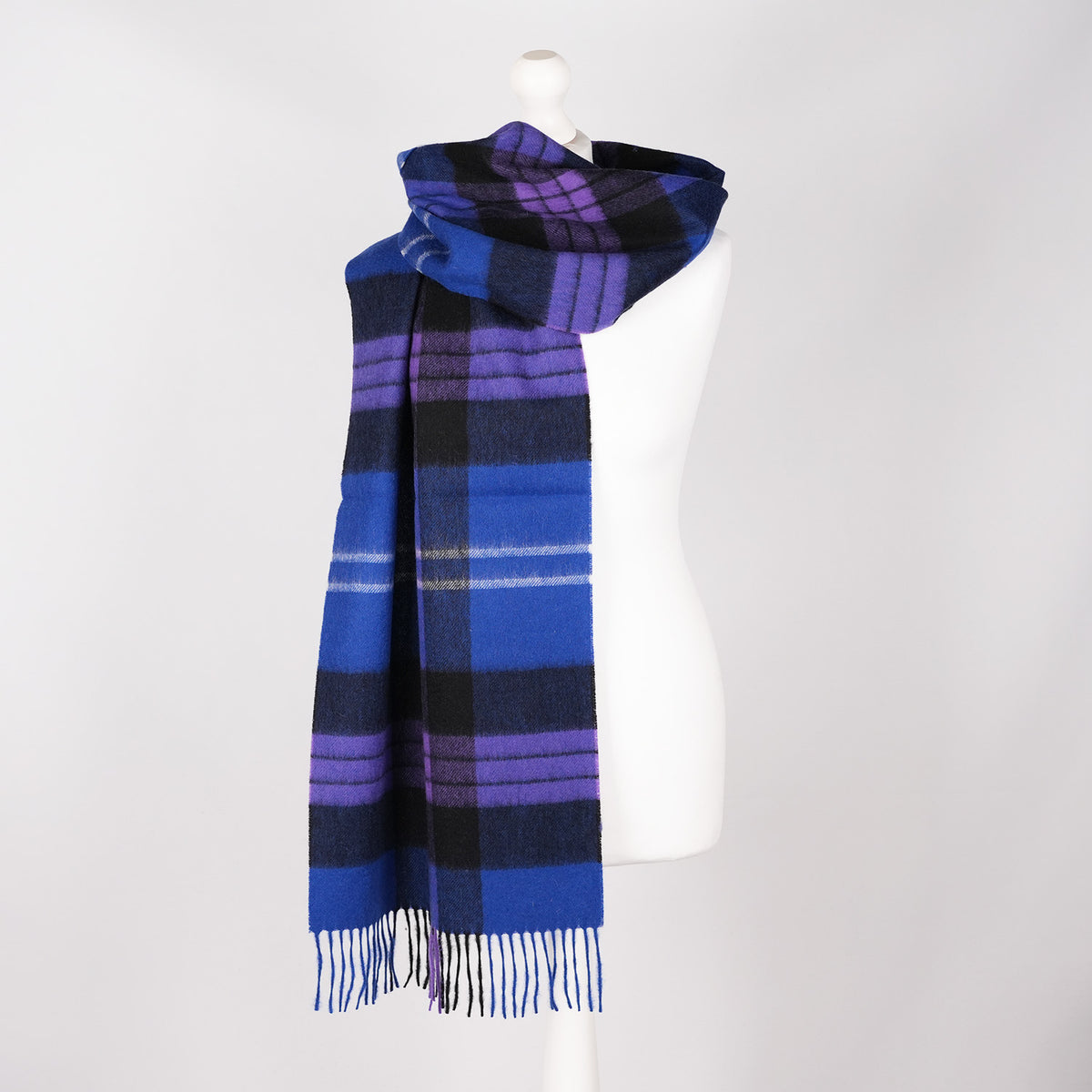 Heritage of Scotland 100% Lambswool Wide Scarf Soft Unisex Winter Wrap - Tartan & Check Designs - HERITAGE OF SCOTLAND