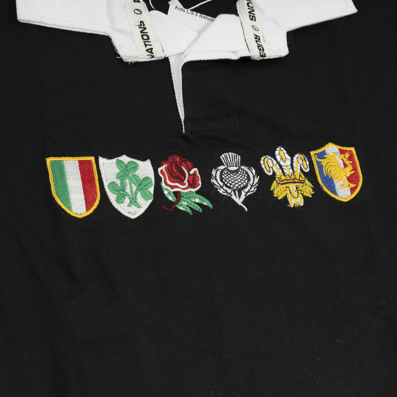 Kids L/S 6 Nations Rugby Shirt