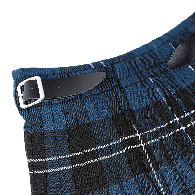 Gents Full Deluxe Kilt Ramsay Blue