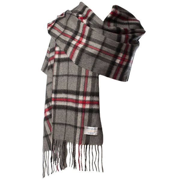 Cashmere Tartan Multicolour Stole Thomson Grey