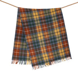 Wool Blend Tartan Knee Blanket Buchanan Ancient