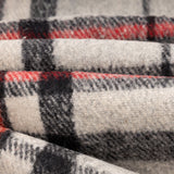 Wool Blend Tartan Knee Blanket Thomson Grey