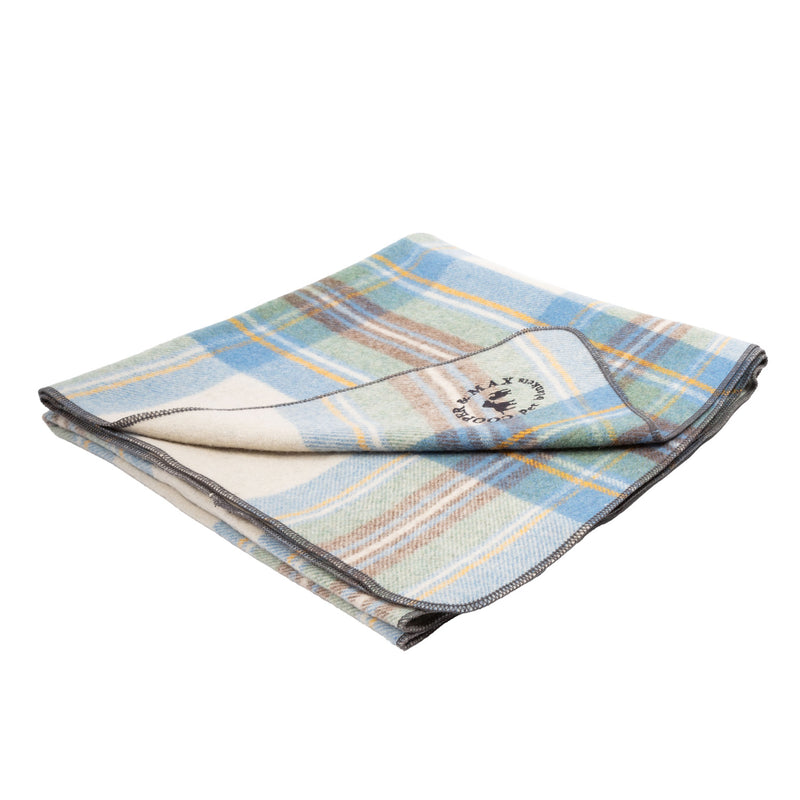 Tartan Pet Blanket Stewart Muted Blue