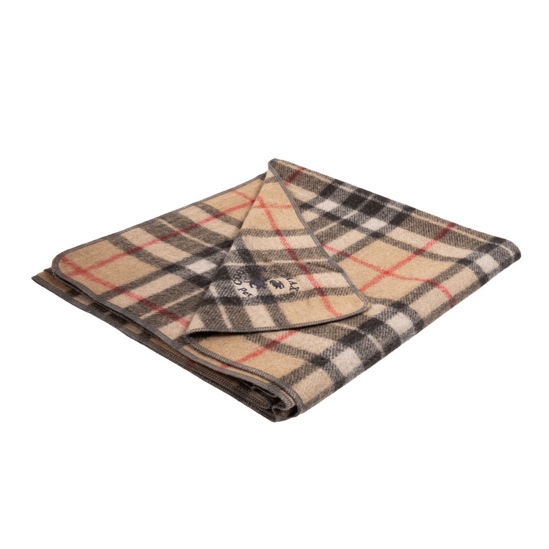 Tartan Pet Blanket Thomson Camel