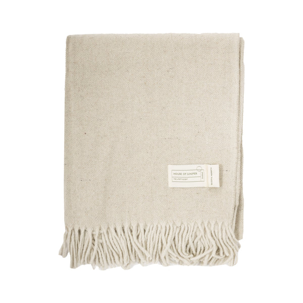 Herringbone Blanket Sand Beige/Natural