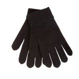 Gents Plain Lambswool Mix Glove Black