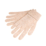 Ladies Plain Lambswool Mix Glove Natural
