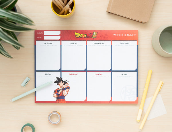 Dragon Ball Weekly Planner